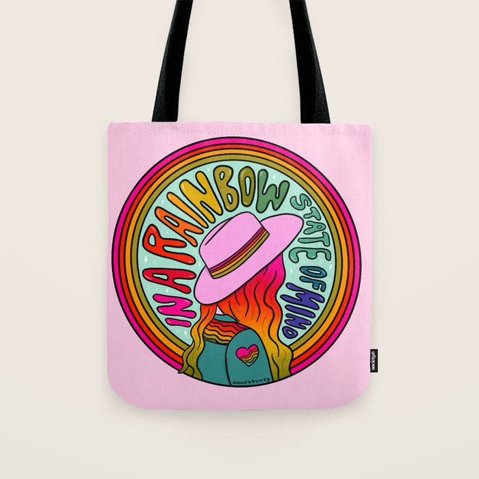 Rainbow State of Mind Tote Bag Gallery Image 1