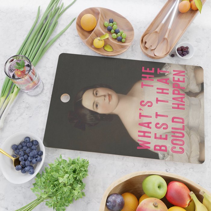 Whats The Best That Could Happen Cutting Board Gallery Image 2