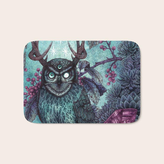 Night Owl Bath Mat Gallery Image 1
