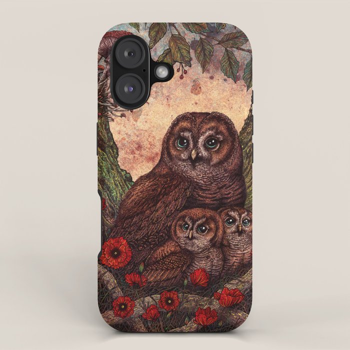 Tawny Owlets iPhone Case Gallery Image 1