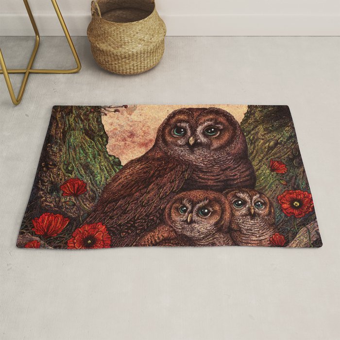 Tawny Owlets Rug Gallery Image 1