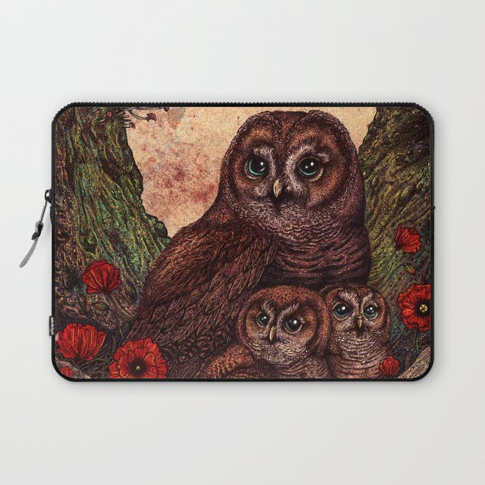 Tawny Owlets Laptop Sleeve Gallery Image 1