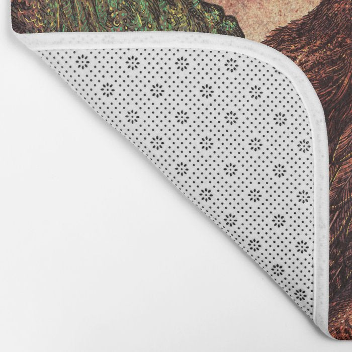 Tawny Owlets Bath Mat Gallery Image 2