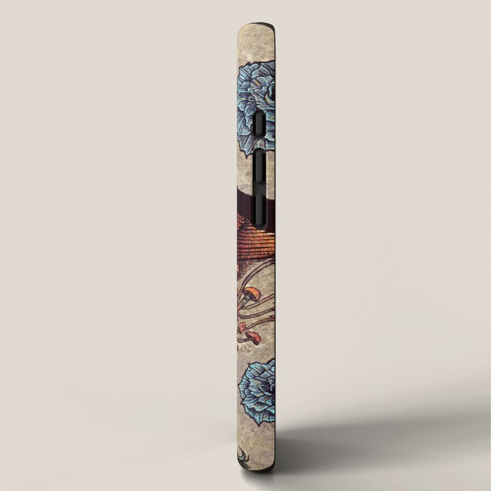Bird Blue Roses iPhone Case Gallery Image 2