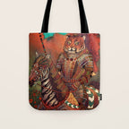 The Knave of Stripes Tote Bag Gallery Image 1