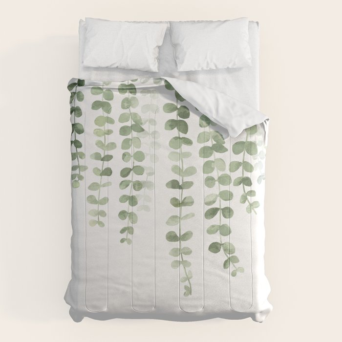 Eucalyptus Watercolor Comforter Gallery Image 6