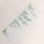 Eucalyptus Watercolor Yoga Mat Gallery Image 1