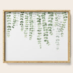Eucalyptus Watercolor Serving Tray Gallery Image 1
