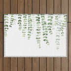 Eucalyptus Watercolor Outdoor Rug Gallery Image 1