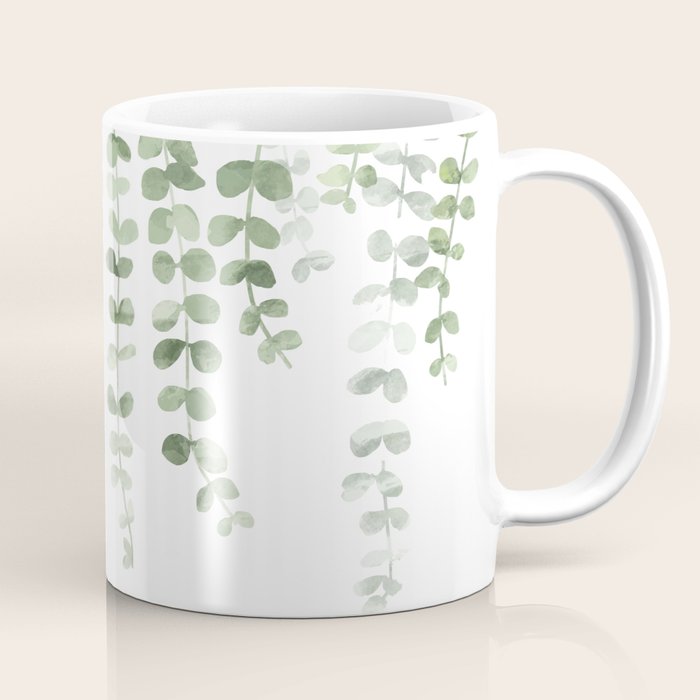 Eucalyptus Watercolor Coffee Mug Gallery Image 1