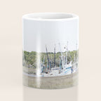 Carolina Lowcountry Shrimp Boats Photography Coffee Mug Gallery Image 4