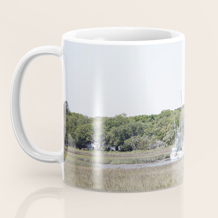 Carolina Lowcountry Shrimp Boats Photography Coffee Mug Gallery Image 3