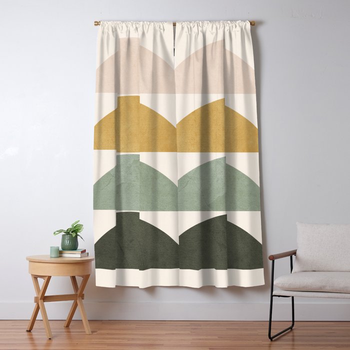 Minimal Geometric 51 Window Curtain Gallery Image 5