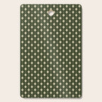 Vintage Stars XI Forest Green Cutting Board Gallery Image 1