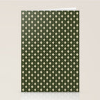 Vintage Stars XI Forest Green Stationery Card Gallery Image 2