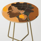 Abstract Art Girl Portrait Side Table Gallery Image 2