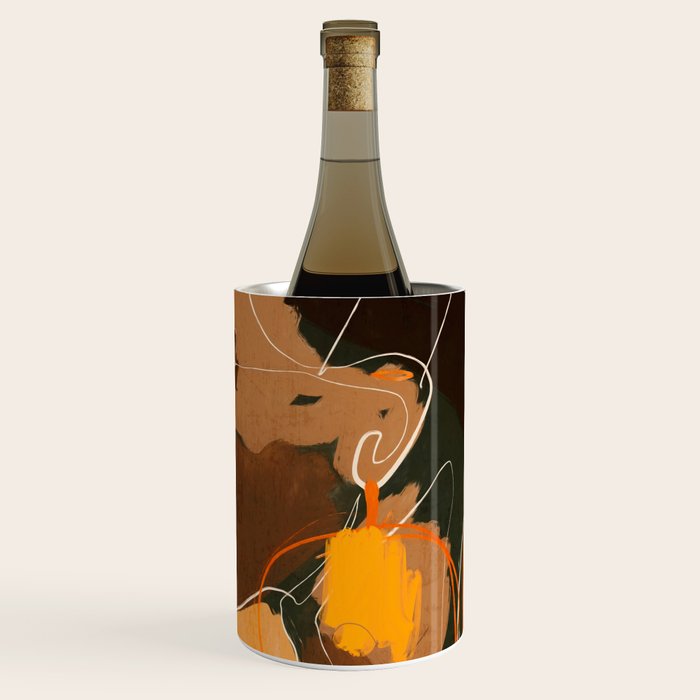 Abstract Art Girl Portrait Wine Chiller Gallery Image 1