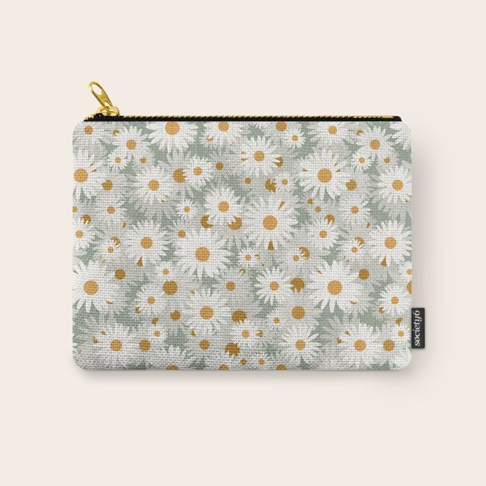 Chamomile pattern Carry All Pouch Gallery Image 1