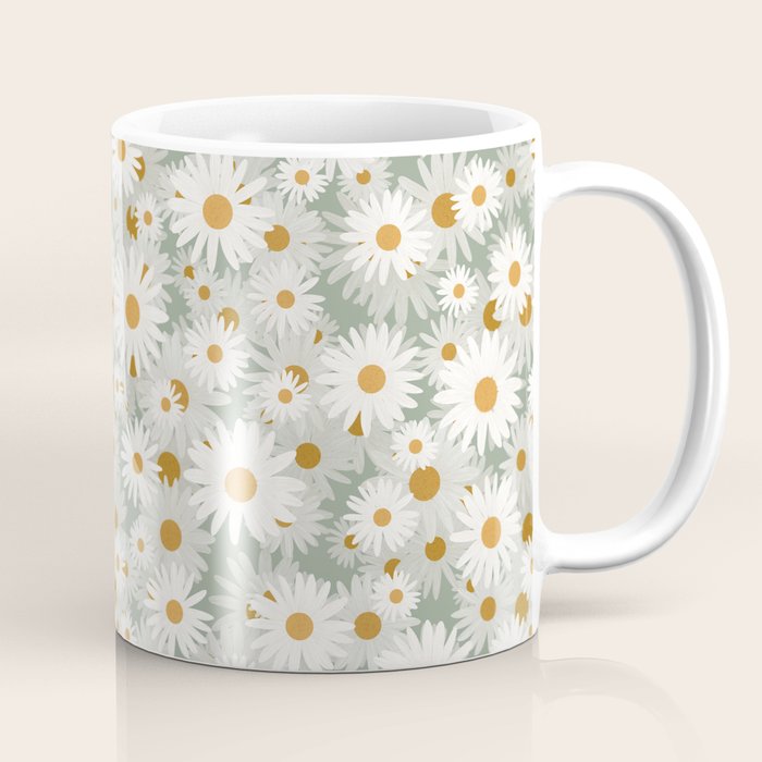 Chamomile pattern Coffee Mug Gallery Image 1