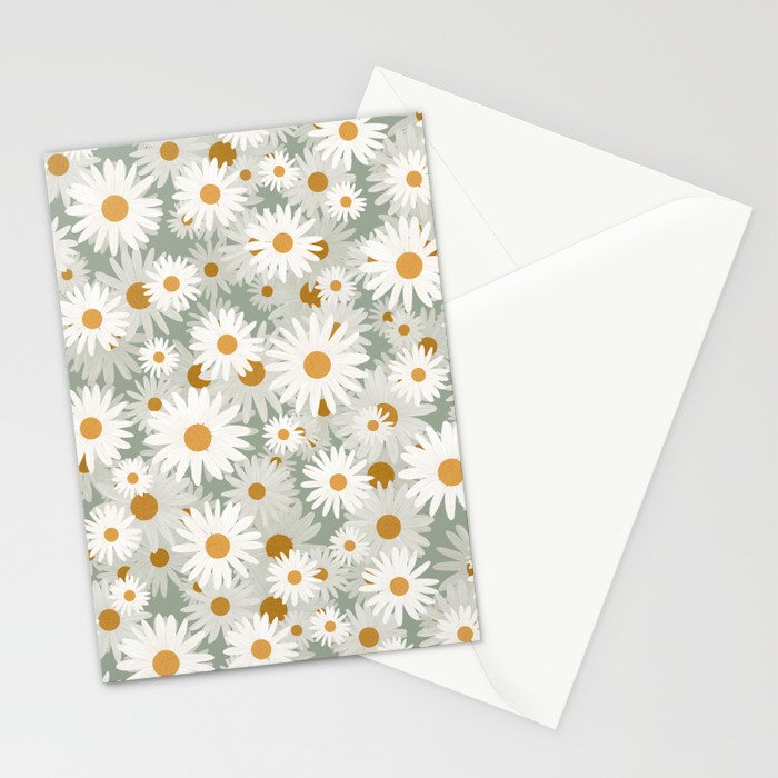 Chamomile pattern Stationery Card Gallery Image 2