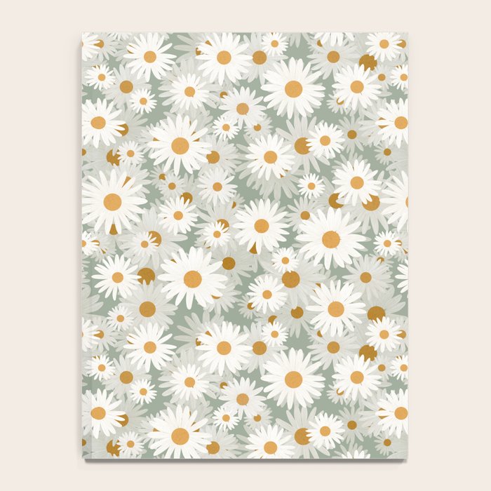 Chamomile pattern Notebook Gallery Image 4