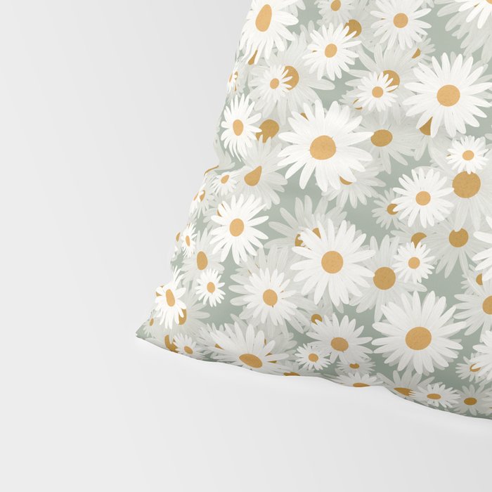 Chamomile pattern Pillow Sham Gallery Image 4