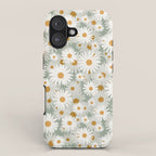 Chamomile pattern iPhone Case Gallery Image 1