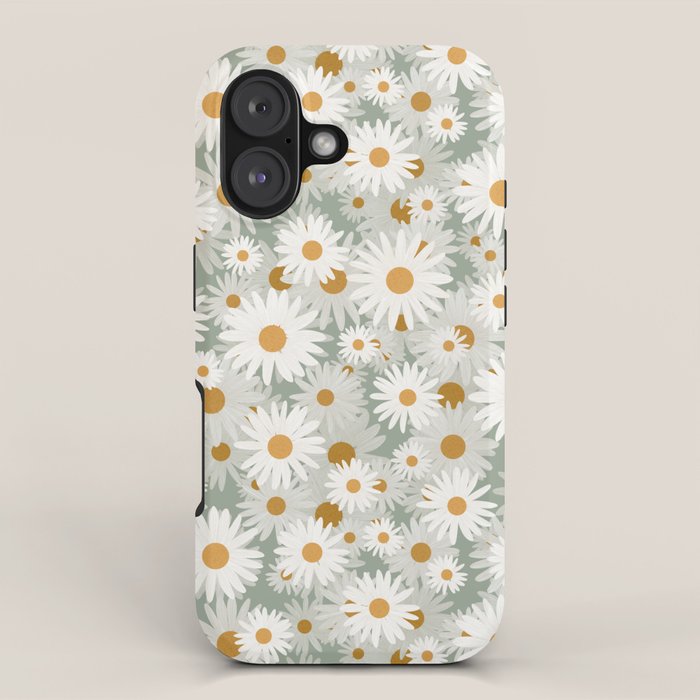 Chamomile pattern iPhone Case Gallery Image 1