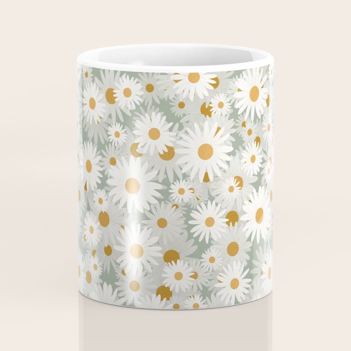 Chamomile pattern Coffee Mug Gallery Image 4