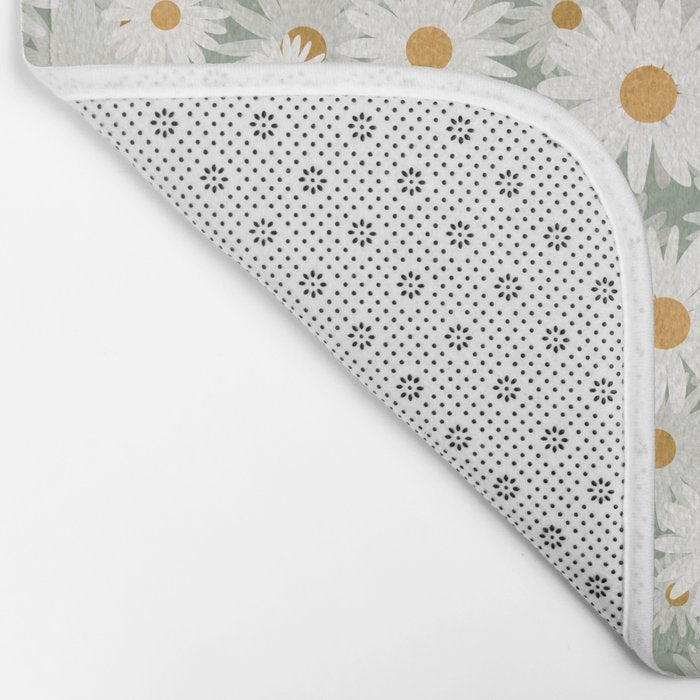 Chamomile pattern Bath Mat Gallery Image 2