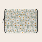 Chamomile pattern Laptop Sleeve Gallery Image 1