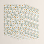 Chamomile pattern Wrapping Paper Gallery Image 3