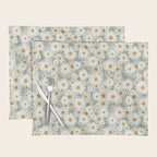 Chamomile pattern Placemat Gallery Image 1
