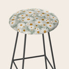 Chamomile pattern Stool Gallery Image 2