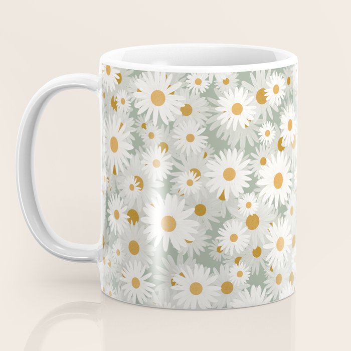 Chamomile pattern Coffee Mug Gallery Image 3
