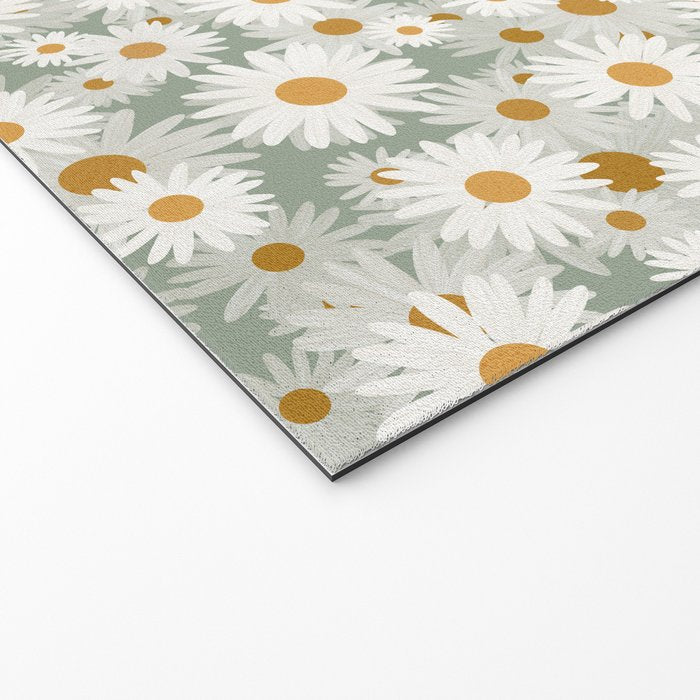 Chamomile pattern Welcome Mat Gallery Image 2