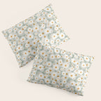Chamomile pattern Pillow Sham Gallery Image 3