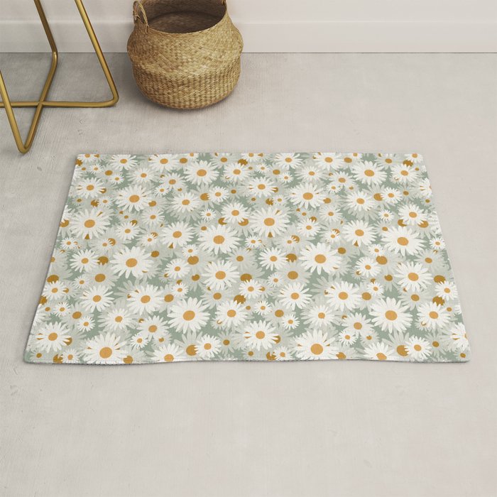 Chamomile pattern Rug Gallery Image 1