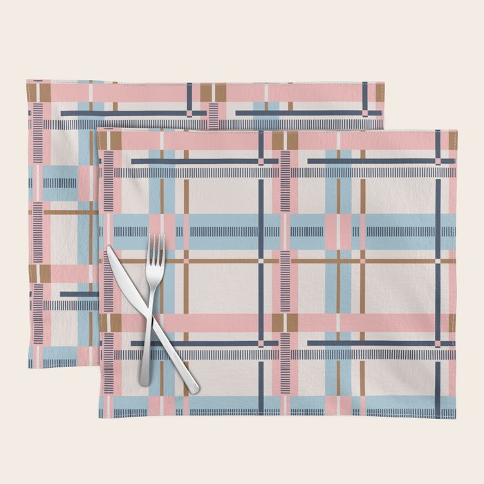 Bold Linear Harmony A Placemat Gallery Image 1