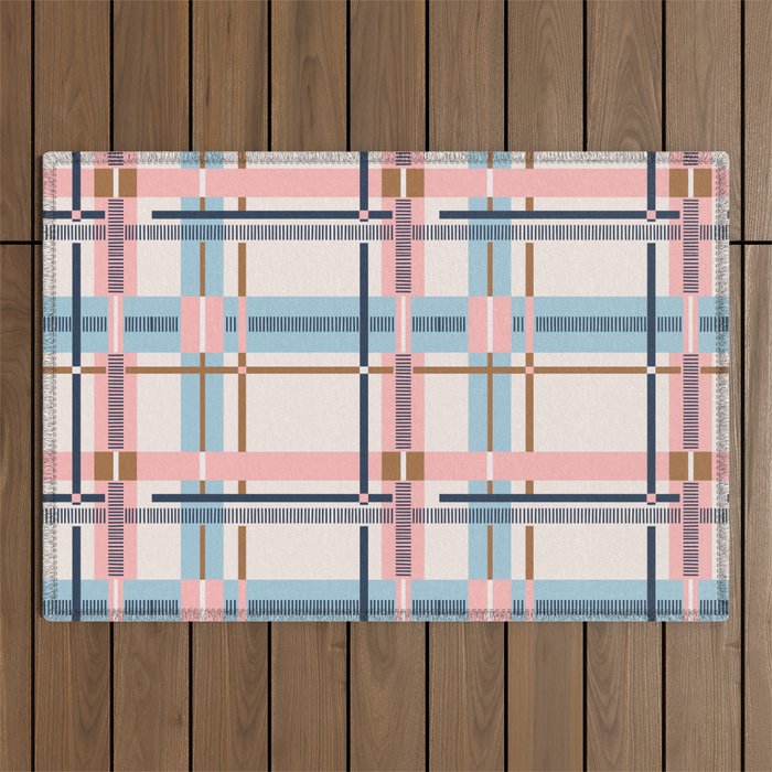 Bold Linear Harmony A Outdoor Rug Gallery Image 1