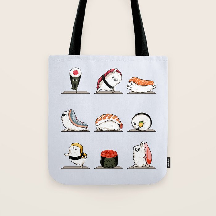 Sushi Yoga Tote Bag Gallery Image 1