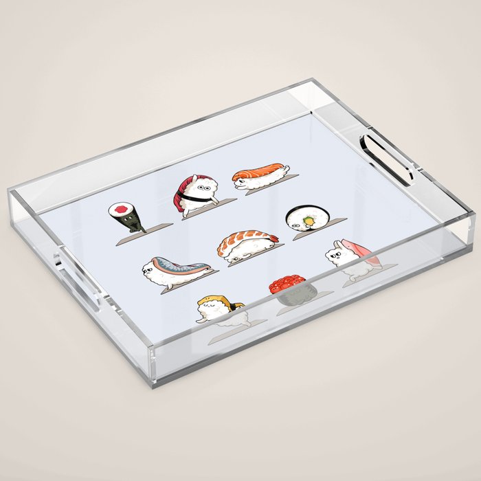 Sushi Yoga Acrylic Tray Gallery Image 1