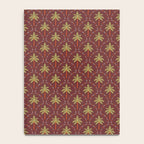 Vintage summer palm tree art pattern Notebook Gallery Image 4