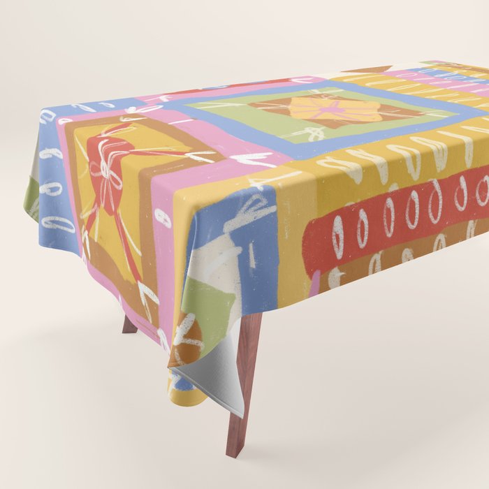 Crochet Patchwork Tablecloth Gallery Image 1