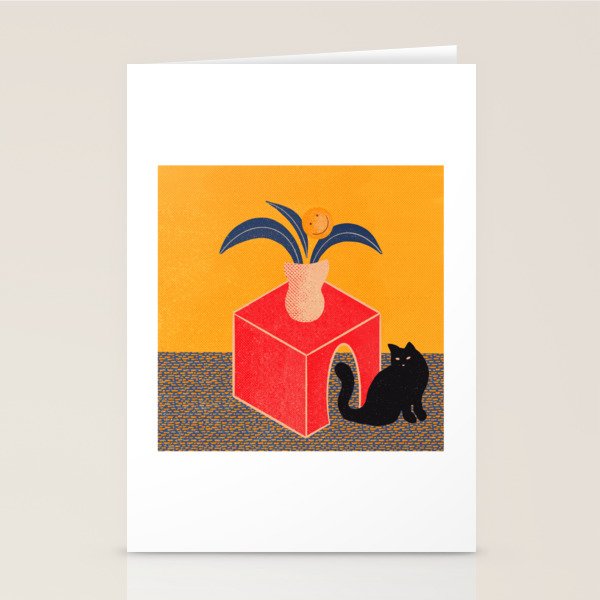 the cat Stationery Card Gallery Image 2