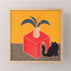 the cat Mini Art Print Gallery Image 1