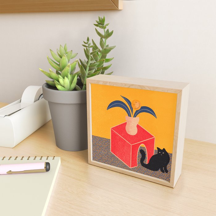 the cat Mini Art Print Gallery Image 2