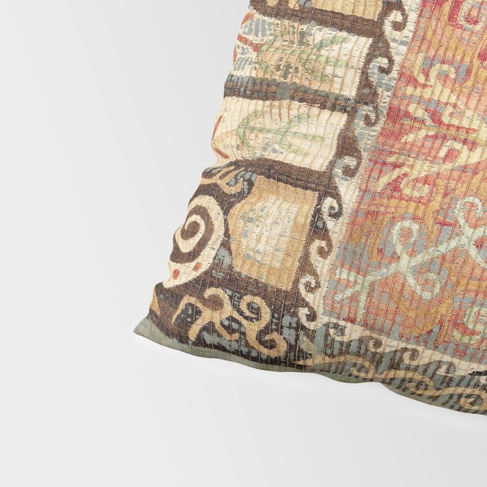 Kaitag 18th Century Caucasian Embroidery Print Pillow Sham Gallery Image 4