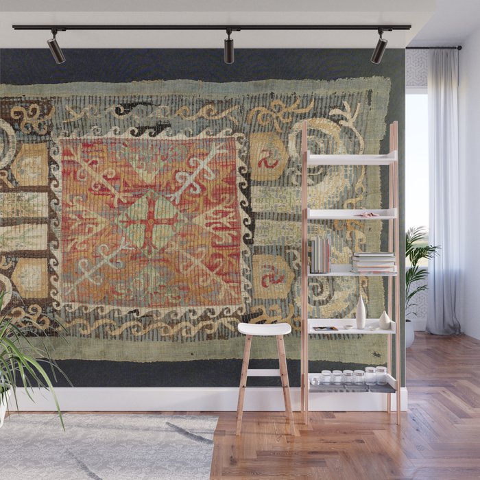Kaitag 18th Century Caucasian Embroidery Print Wall Mural Gallery Image 1