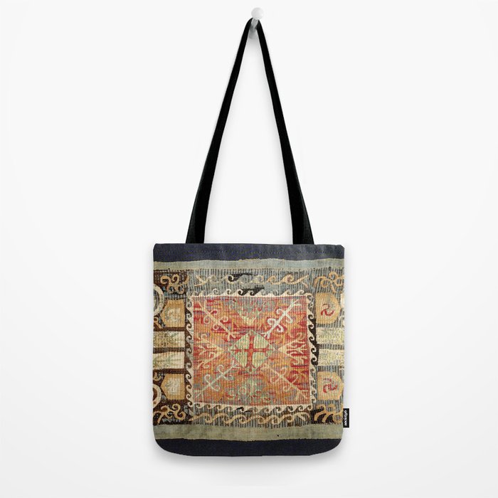 Kaitag 18th Century Caucasian Embroidery Print Tote Bag Gallery Image 2